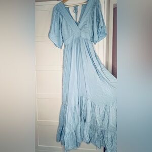 Beachy Blue Maxi Dress